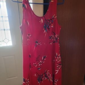 KJordan Red Floral Dress